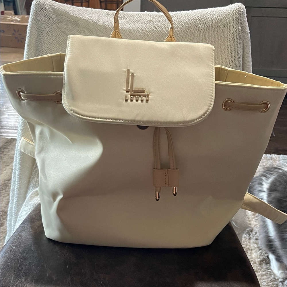 Chic Cream Backpack by